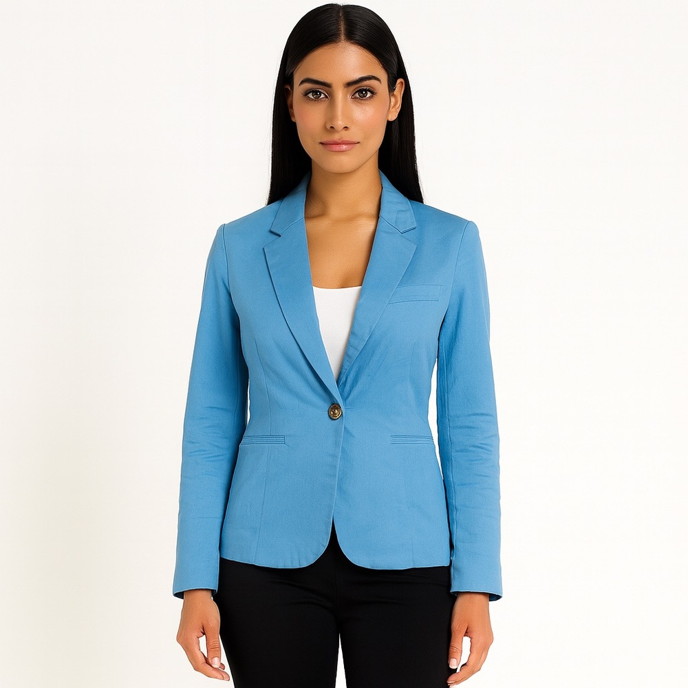 TERRANOVA Blue blazer with fake pockets small